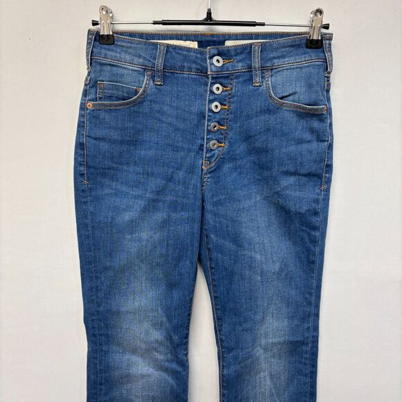 Anthropologie Pilcro & The Letterpress High Rise Flare Jeans 27 Denim D040 -5 - Picture 16 of 16